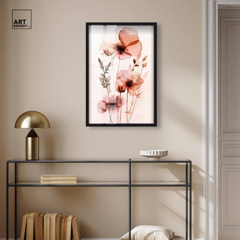 Petal Dye II Shadowbox by Art Remedy