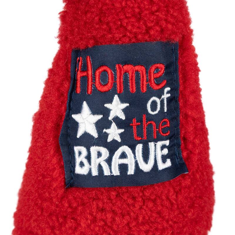 Home of the Brave Patriotic Gnome Decoration - 13" - Red and Blue