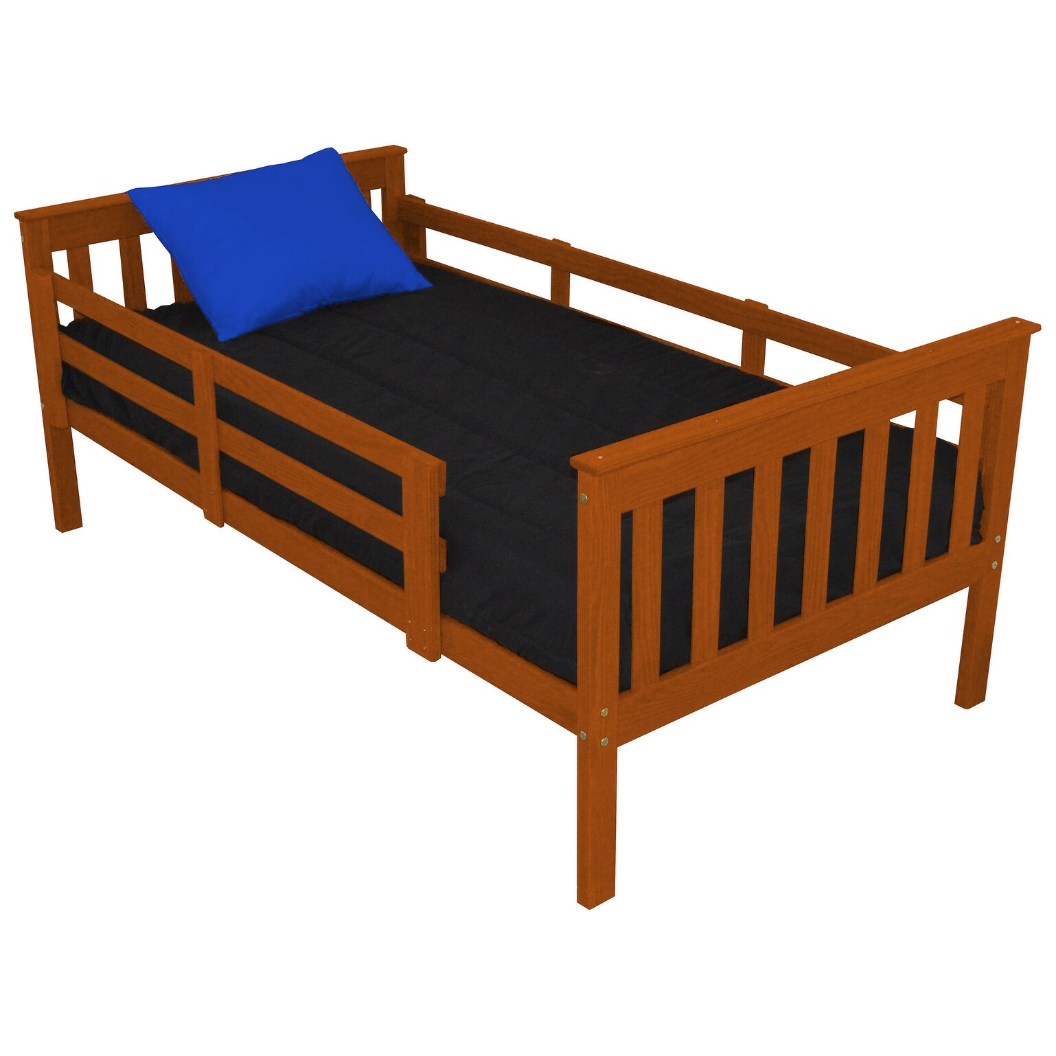 Twin Bed With Rails 