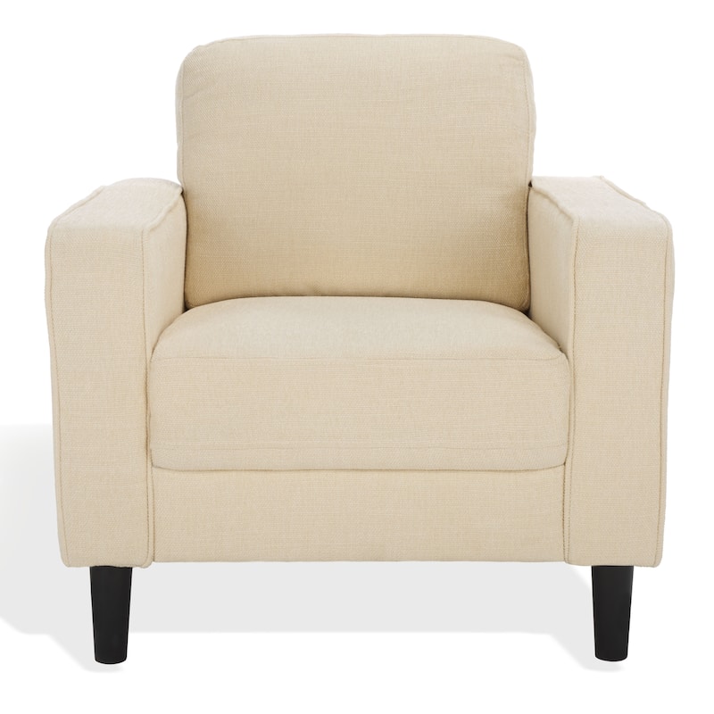 SAFAVIEH Couture Felicianya Modern Accent Chair - 30"W x 31"D x 34"H - Cream
