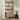 Beacon 3-Shelf Bookcase with Seagrass Cabinet, Solid Wood Bookshelf with Storage with Solid Wood Frame