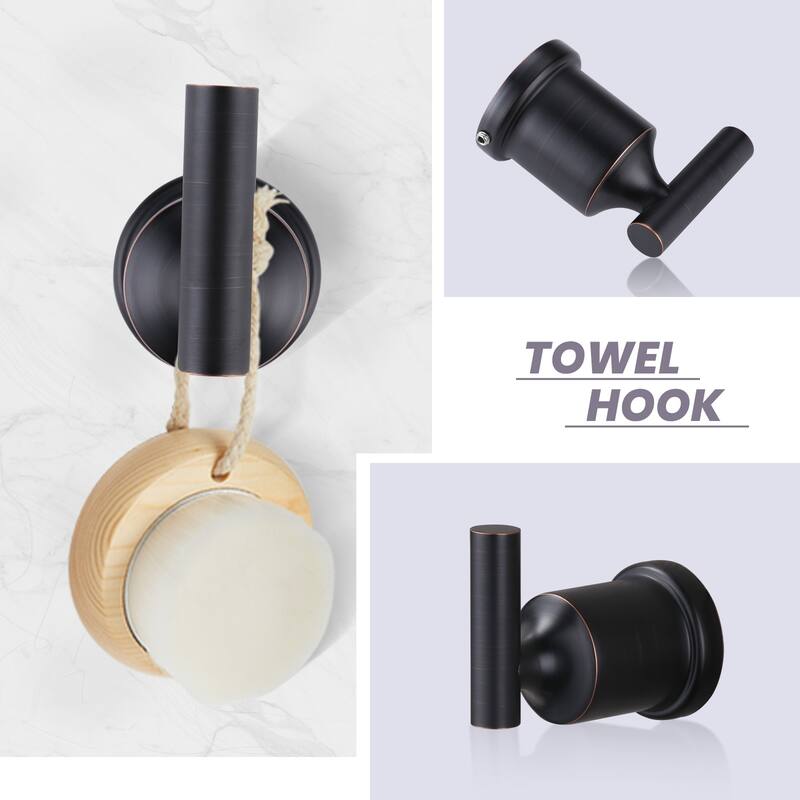 3-Piece Bath Hardware Set with Mounting Hardware