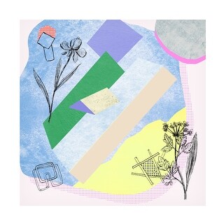 Melissa Wang  'Flower Field IV' Canvas Art