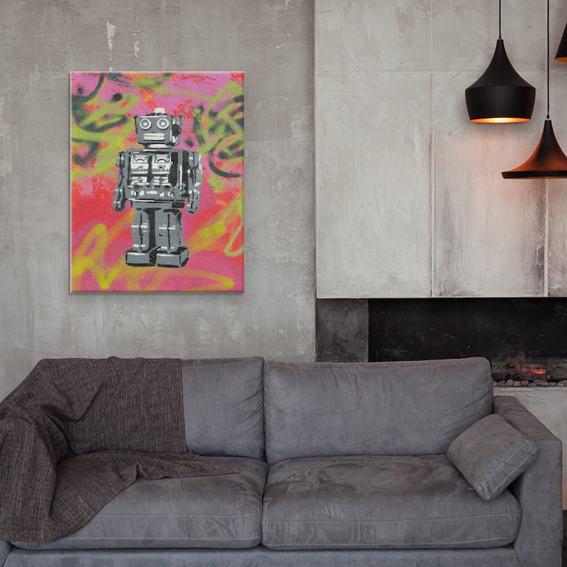 Robot by Grand Image Canvas Art Print