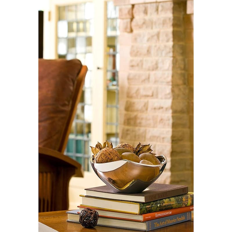 Nambe Tri Corner Bowl Silver