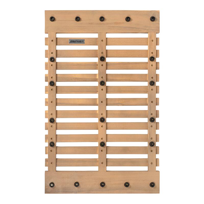 Paige Acacia Wood Slat Natural Indoor/Outdoor Shower Mat