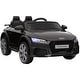 preview thumbnail 6 of 10, 6V Audi TT RS Kids Electric Ride On Toy Car with Parent Remote Control, USB, Lights, for Realistic Driving Fun Black