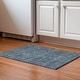 preview thumbnail 90 of 132, Premium Washable Super Soft Stripe Ombre Mayfield Rug Blue - 1'8" x 2'6"