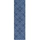 preview thumbnail 11 of 30, Livabliss Santa Fe Hand-loomed Wool Runner Rug - 2' 3" x 8' Blue