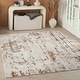 preview thumbnail 98 of 108, Nourison Concerto Modern Abstract Distressed Area Rug. 10' x Square - Ivory/Rust