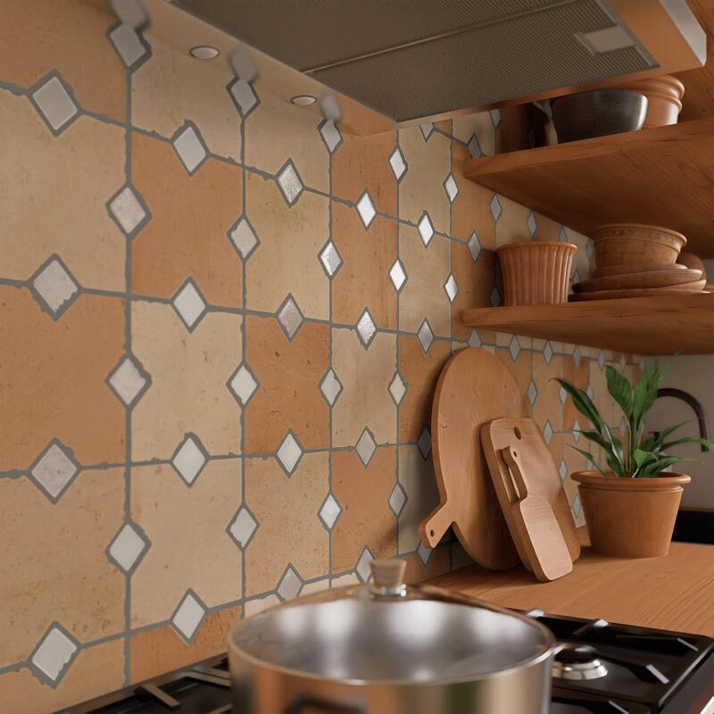 Merola Tile Ruanes Cotto 15-3/4" x 23-5/8" Porcelain Floor and Wall Tile - Pallet (20 Tiles)