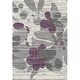 preview thumbnail 1 of 3, L'Baiet Amy Grey Floral Rug 8' x 10'