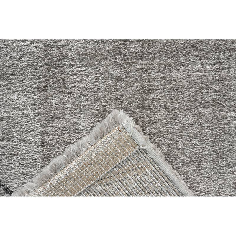 Nina Rowan Gray, Mushroom, and Charcoal Recycled Polyester Area Rug - 9' x 12'