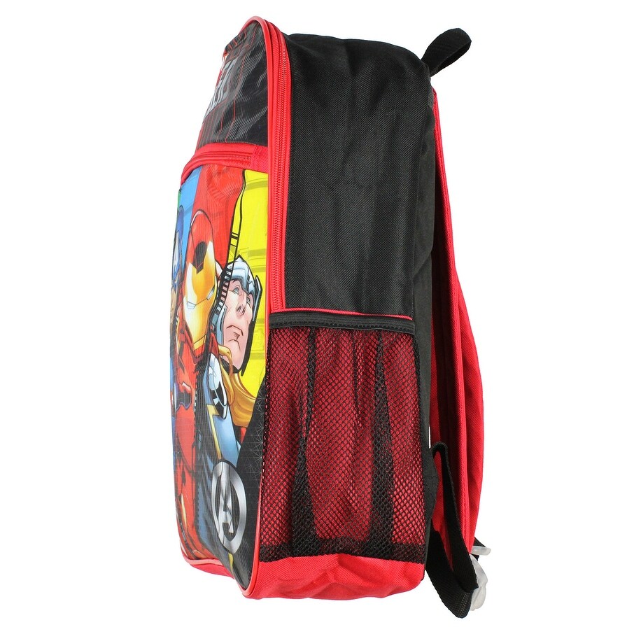 Marvel Backpack Avengers Spider-Man Hulk Captain America 16/" NWT