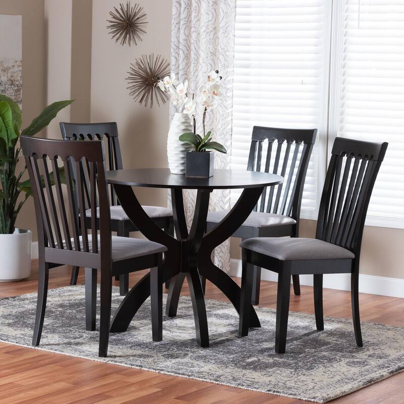 Bailey Modern and Contemporary 5-Piece Dining Set
