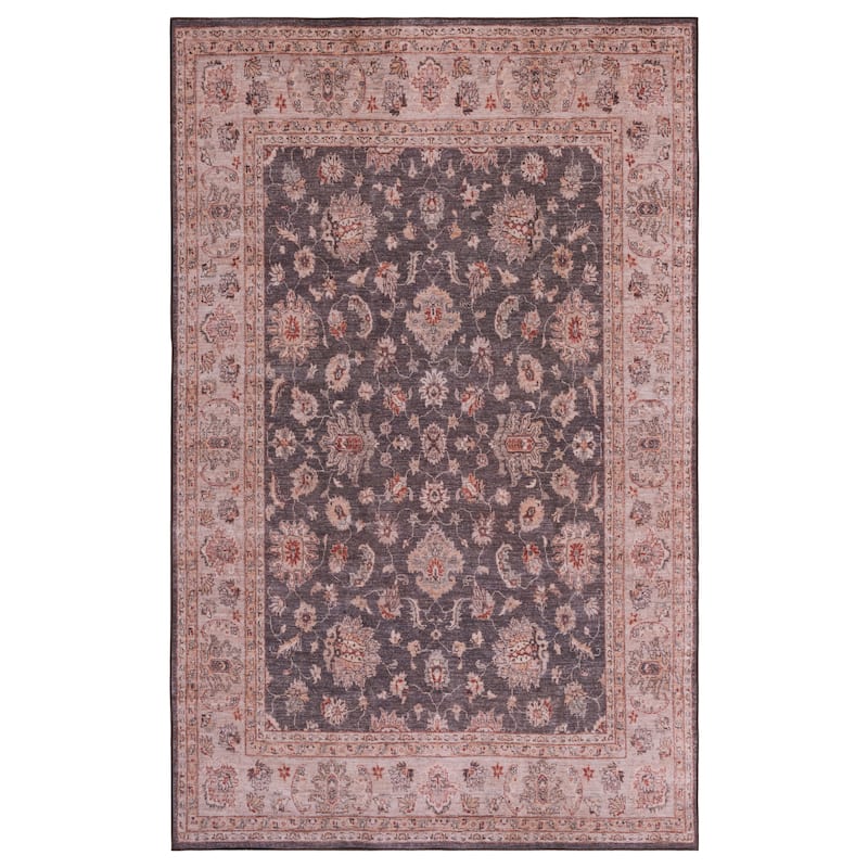 SAFAVIEH Tucson Machine Washable Slip Resistant Lissie Oriental Rug
