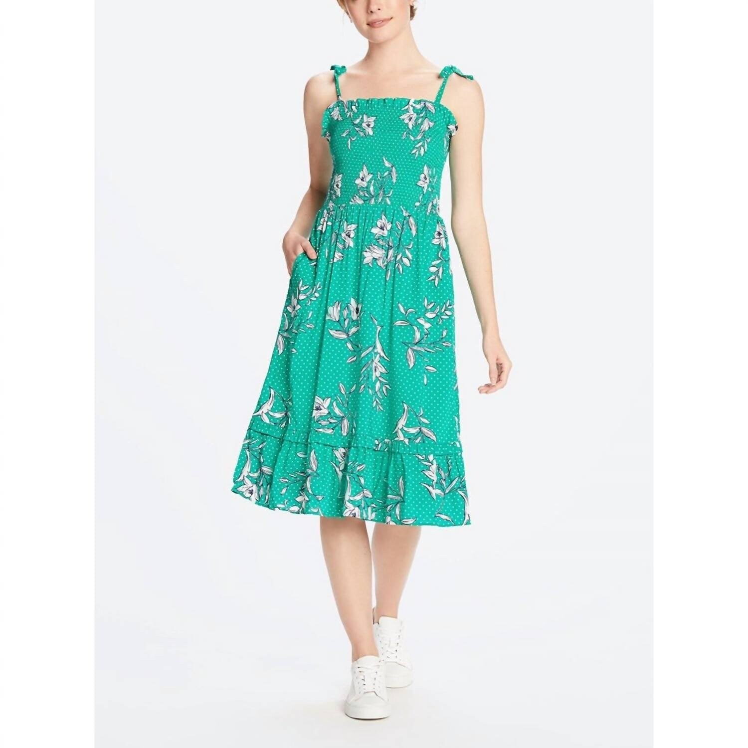 Draper James - Floral Dots Smocked Dress - Bed Bath & Beyond - 42282415