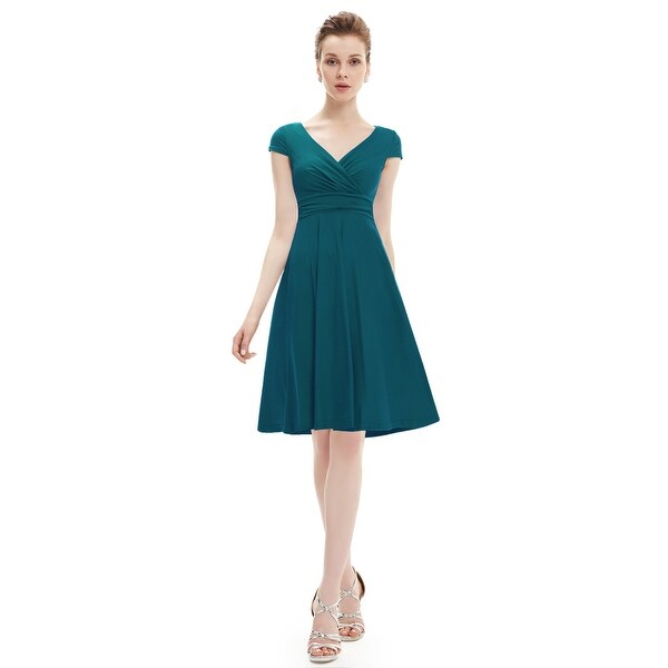 emerald green summer dress