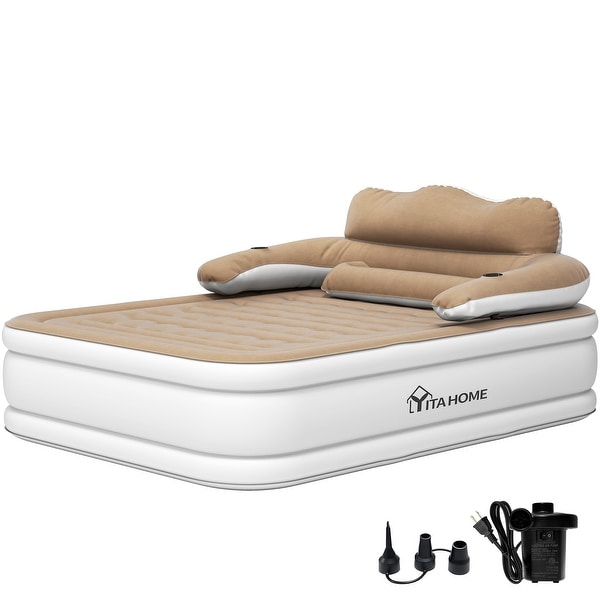 ベッドフレーム Air mattress ベットフレーム(ダブル)＋西川Airマットレス(セミダブル)