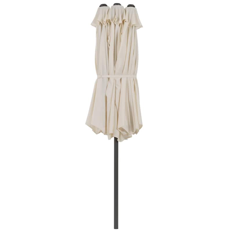 CorLiving 15ft Double Patio Umbrella
