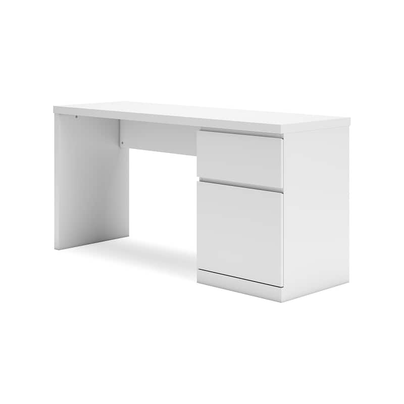 Signature Design by Ashley Onita White 60" Home Office Desk