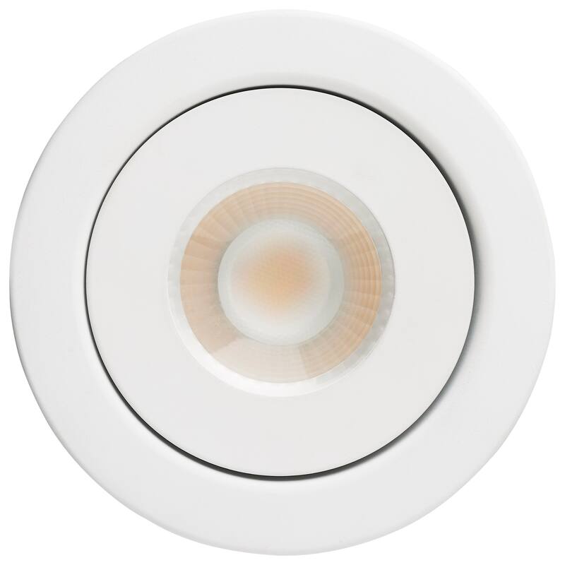 9W LED Fire Rated 4In Direct Wire Directional Downlight Round CCT Selectable Dimmable