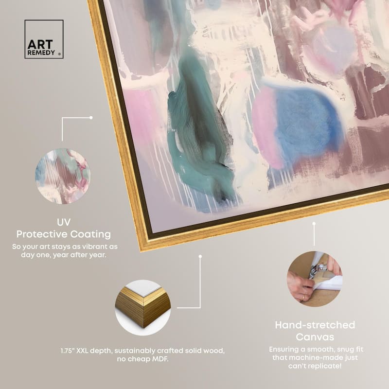 Silk and Satin I Canvas by Art Remedy