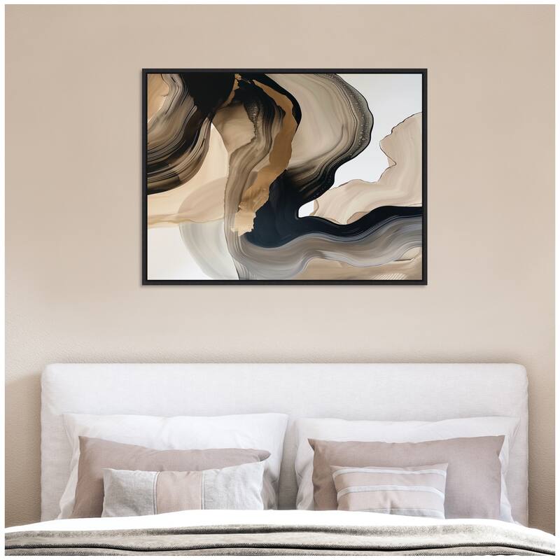 Kate and Laurel Sylvie Abstract Dream I Framed Canvas by Amy Lighthall