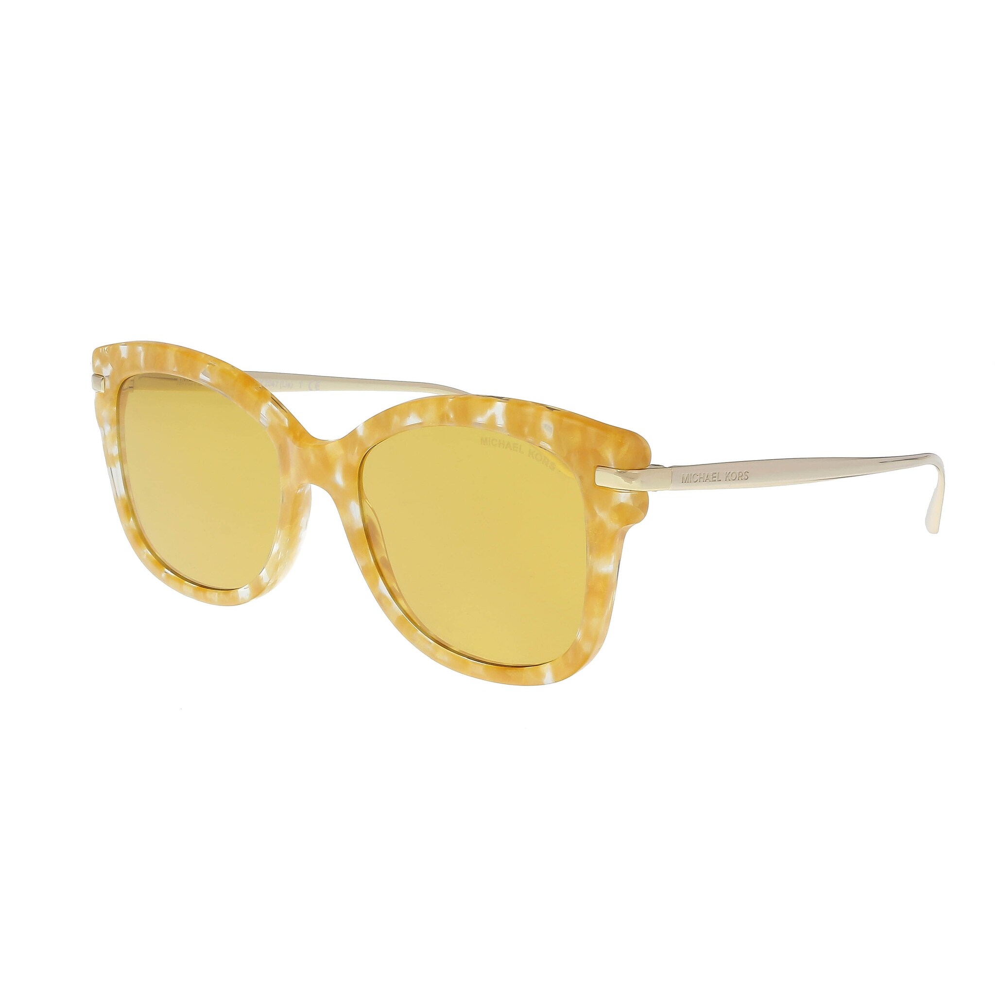 Shop Michael Kors 0mk2047 Lia 338185 Golden Yellow Cateye