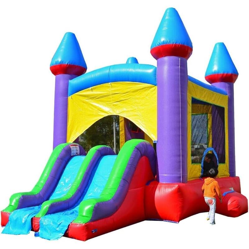 Commercial 12' x 17.5' Bounce House with Slide and Air Blower - Kids