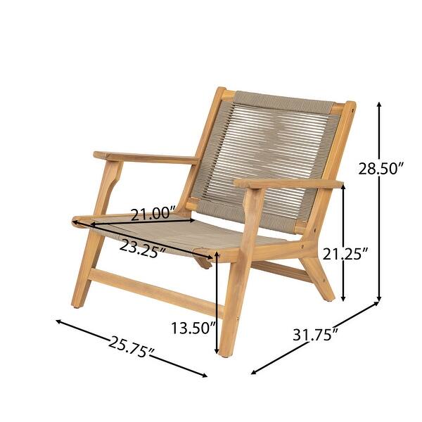 Christopher Knight Home- Blake Outdoor Acacia Patio Club Chair Set of 2 ...