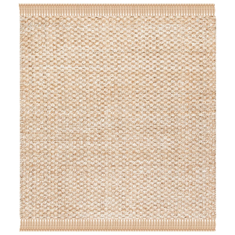 SAFAVIEH Flatweave Natural Fiber Tzipporah Casual Solid Jute Rug