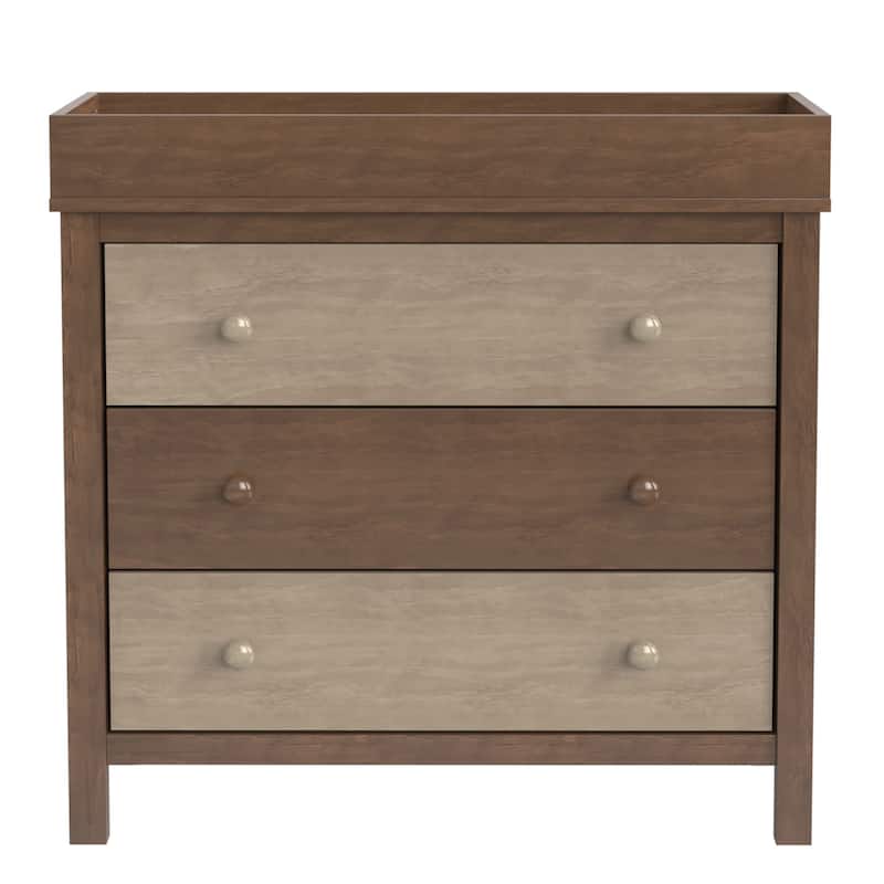 3-Drawer Changer Dresser with Removable Changing Tray