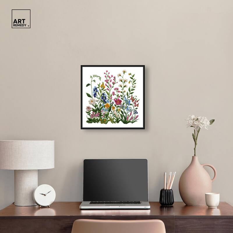 Wildflower Patch I Canvas by Art Remedy