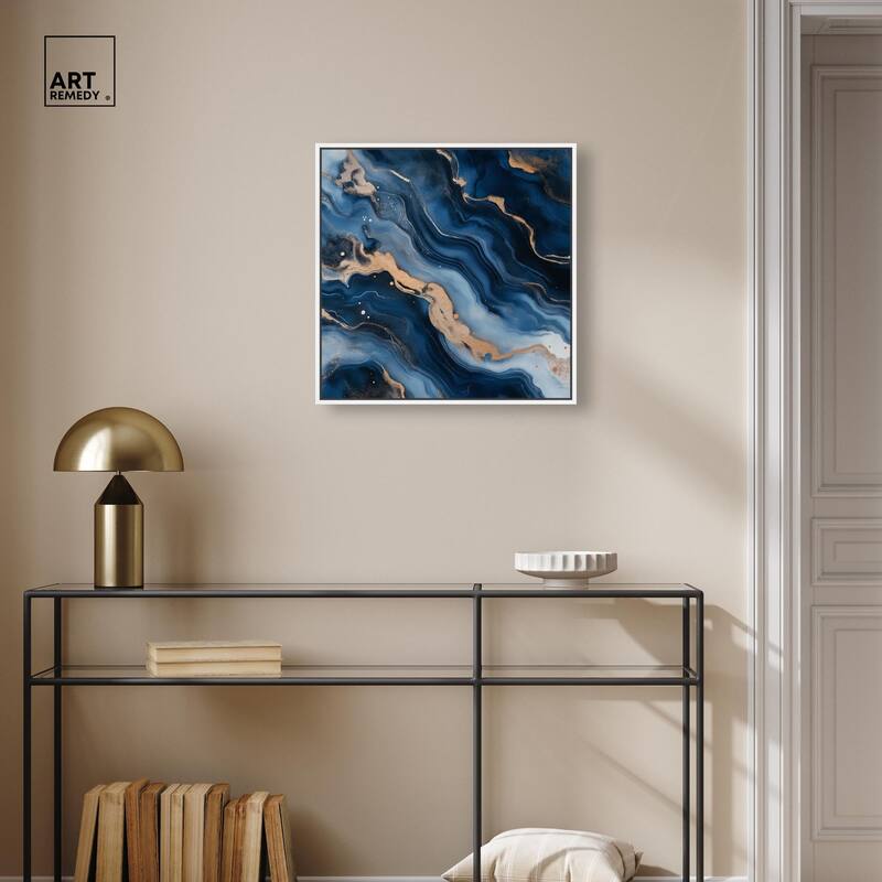 Deep Sea Geode II Canvas by Art Remedy