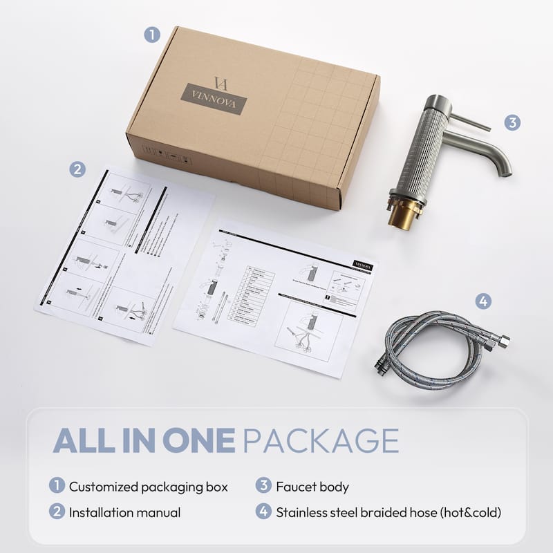 Mendavia Single-Handle Basin Bathroom Faucet