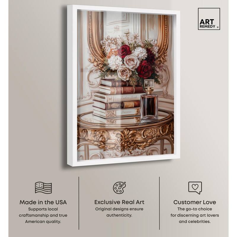 Lovely Mirror Glam Books Shadowbox by Art Remedy