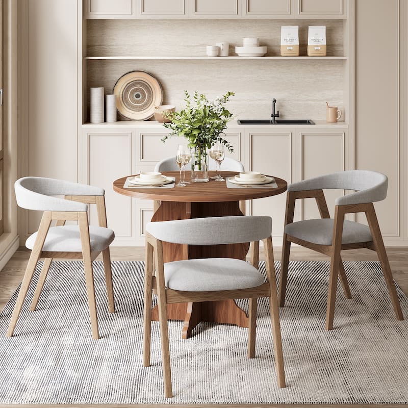 Round Dining Table for 4
