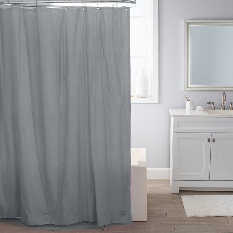 Bath Bliss 2 Pack Heavy Grommet Shower Liner