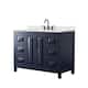 Option Dark Blue, Black Trim, Giotto Quartz Top