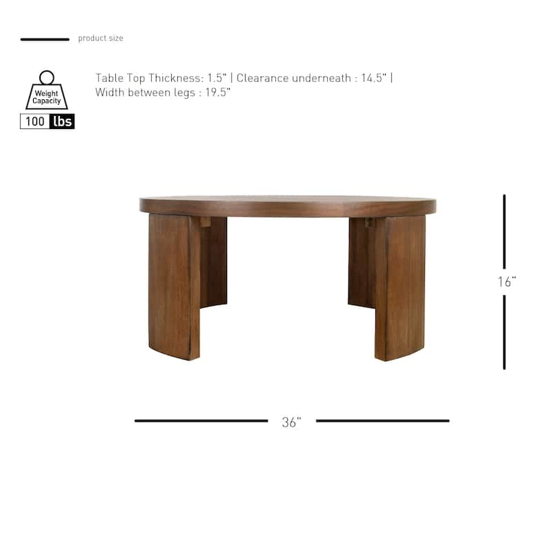 NPD Furniture Londyn 36" Round Coffee Table