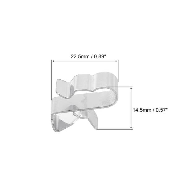 Trailer Wire Clips Solar Panel Cable Clip 304 Stainless Steel L22.5mm