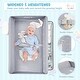 preview thumbnail 8 of 6, Portable Baby Changing Table, Foldable Diaper Change Table with Wheels