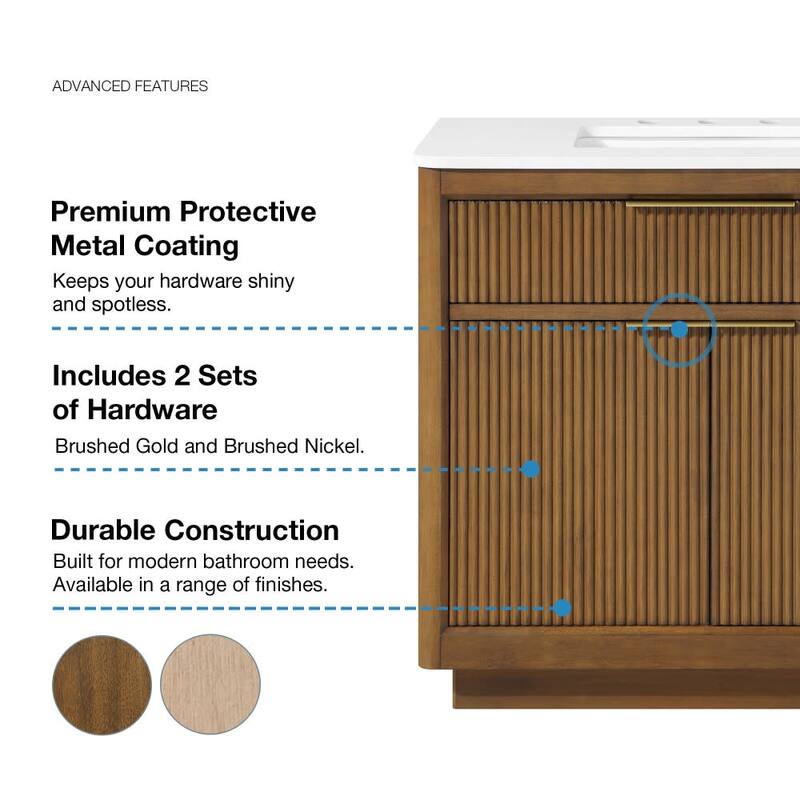 Ove Decors XANDER-36 Xander 36" Free Standing Single Basin Vanity Set