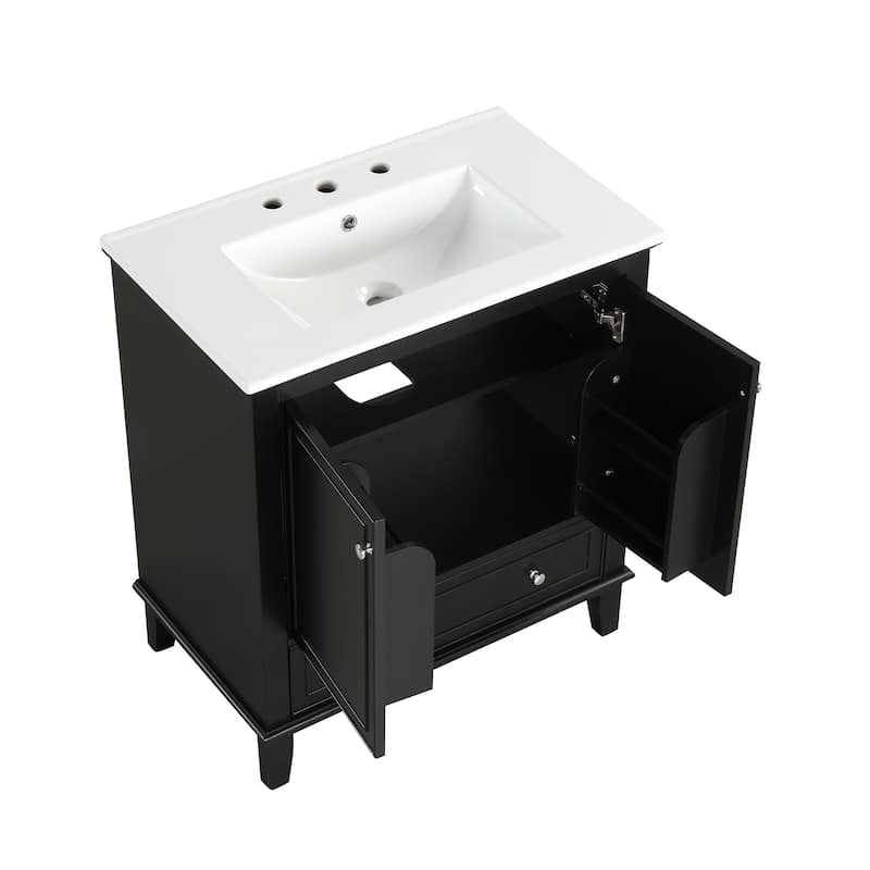 Multi-functional Bathroom Cabinet with Sink Combo