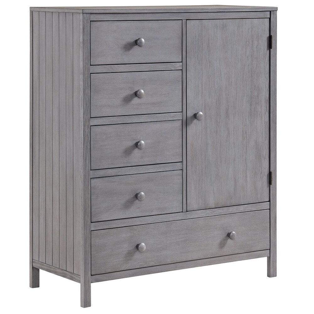 Gray baby dressers top