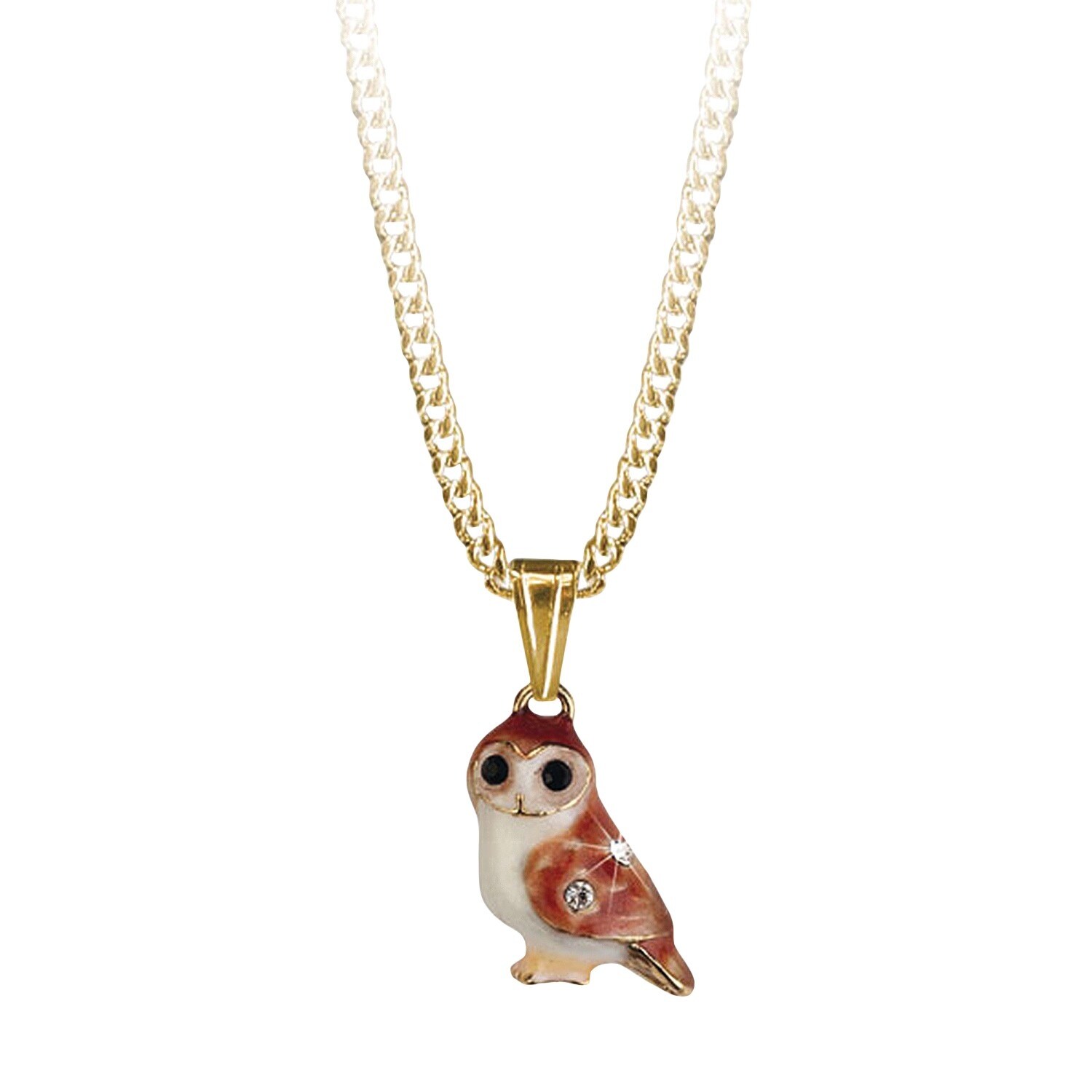 Shop Arora Design Barn Owl Keepsake Box Pendant Necklace Trinket Box Jewelry Box Barn Owl On Sale Overstock 31805330