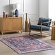 preview thumbnail 6 of 36, Nuloom Vita SplashGuard Vintage Medallion Machine Washable Area Rug 3' x 5' - Rust - Rectangle