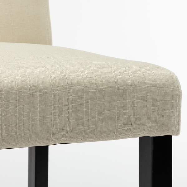 24 Inches Counter Height Bar Stools with Button Tufted Back Set of 2