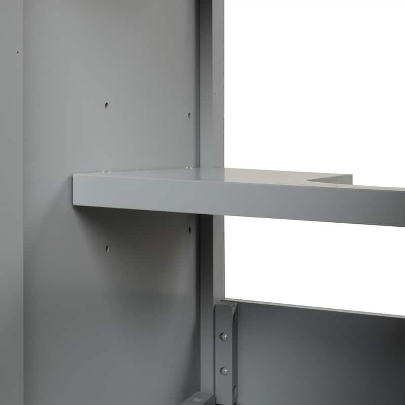 20" Bathroom Vanity with Sink – Soft-Closing Door Cabinet Featuring Storage Rack and Adjustable Shelf‌ - 20"L x 18"W x 34"H